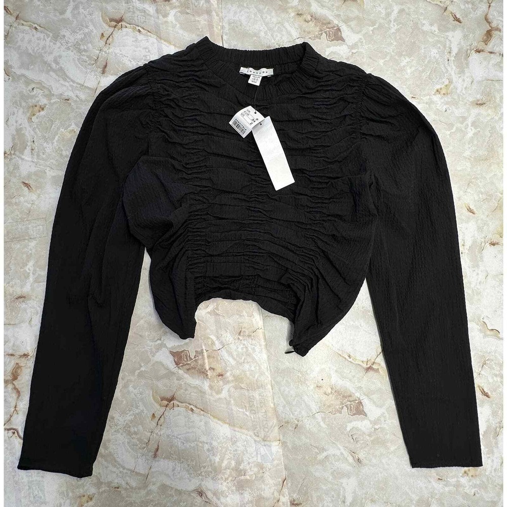 TOPSHOP Long‎ Sleeve Blouse Women's  size 2 Petite New